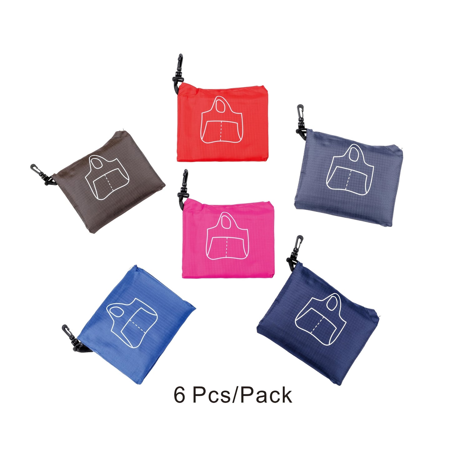 6pcs Canvas Tote Bags, Reusable Foldable Shopping Bags, Multipurpose Geometric Pattern, Sports Theme, with for Wedding, Birthday, Anniversary, Bachelor Party, Holidays - Versatile Gift Tote for All Seasons